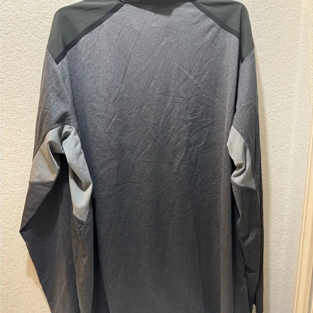 North Face Mountain Athletics FlashDry-XD 1/4 Zip Pullover Men XL  Gray Black